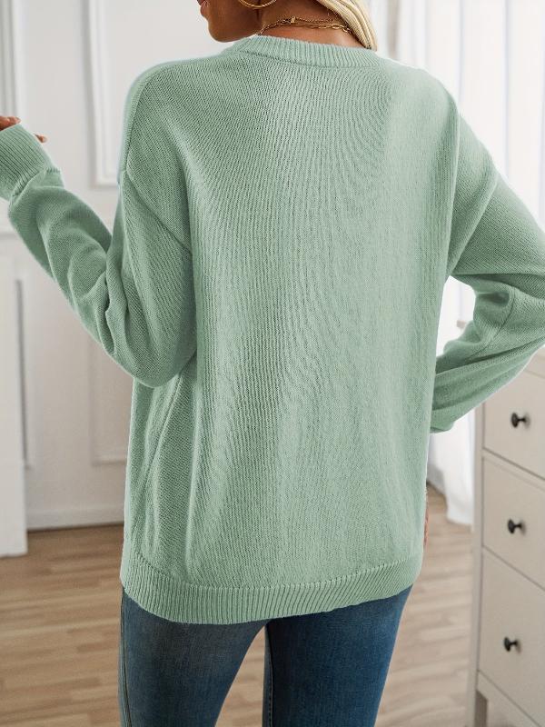 Maxime | Losvallende sweater met ronde hals