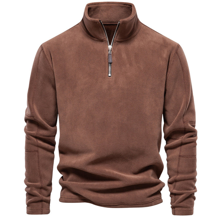 SAVERIO™ | Pull chaud pour homme en polaire avec fermeture éclair