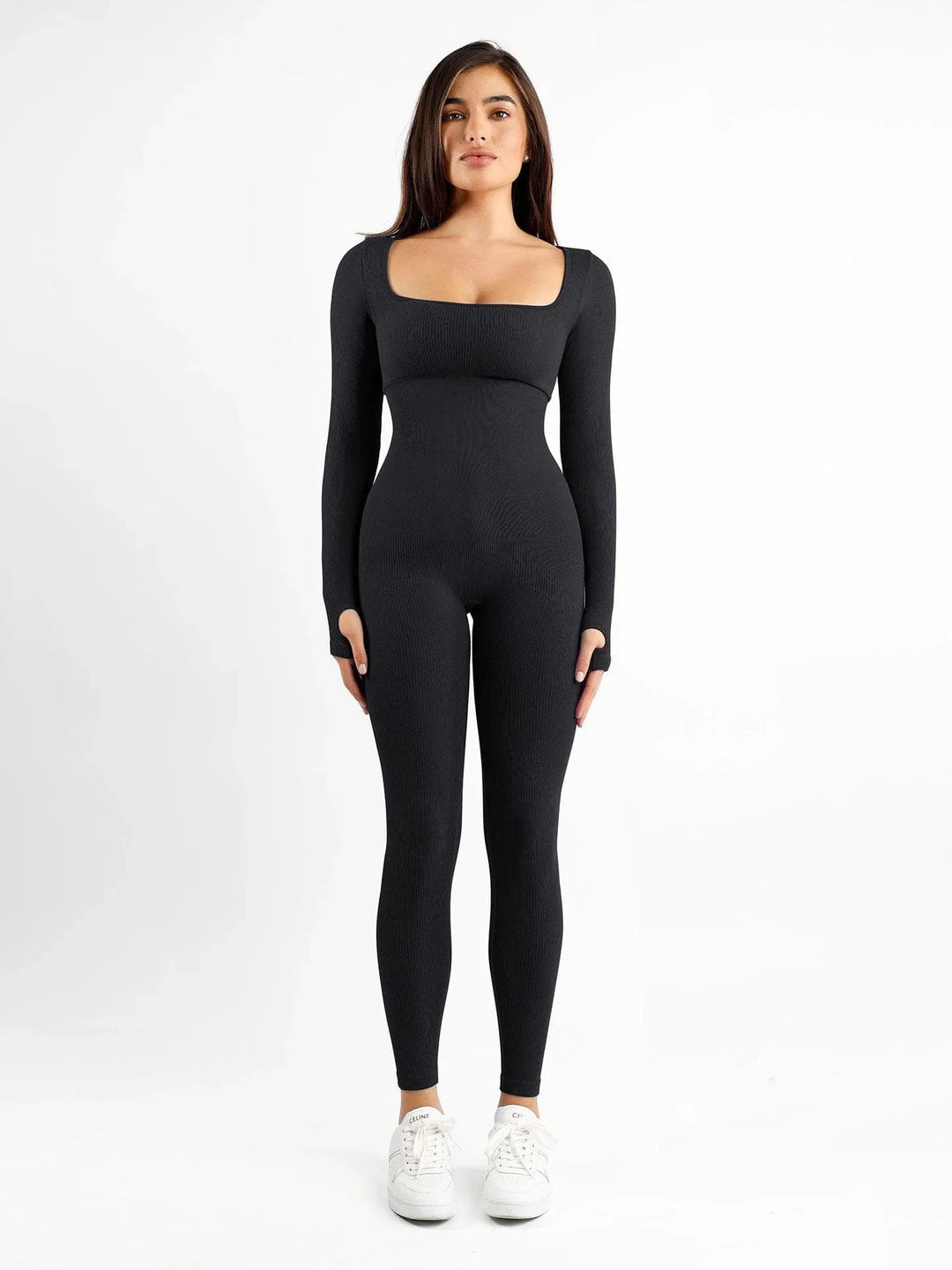 AMI® - Long Sleeve Jumpsuit