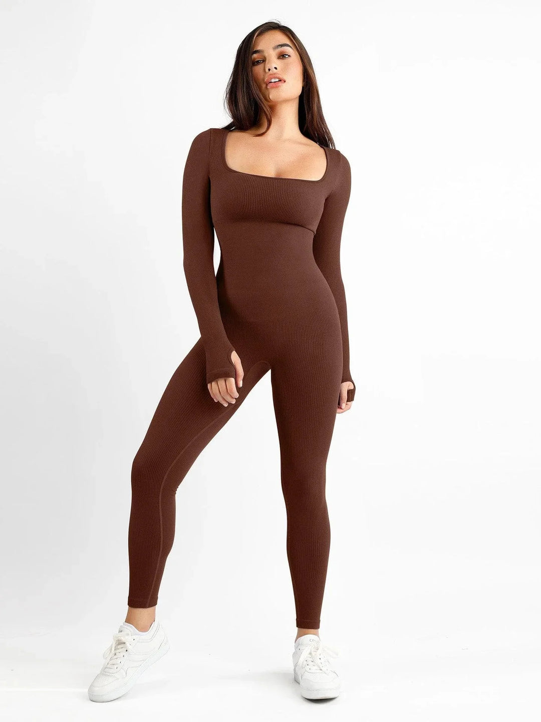 AMI® - Long Sleeve Jumpsuit